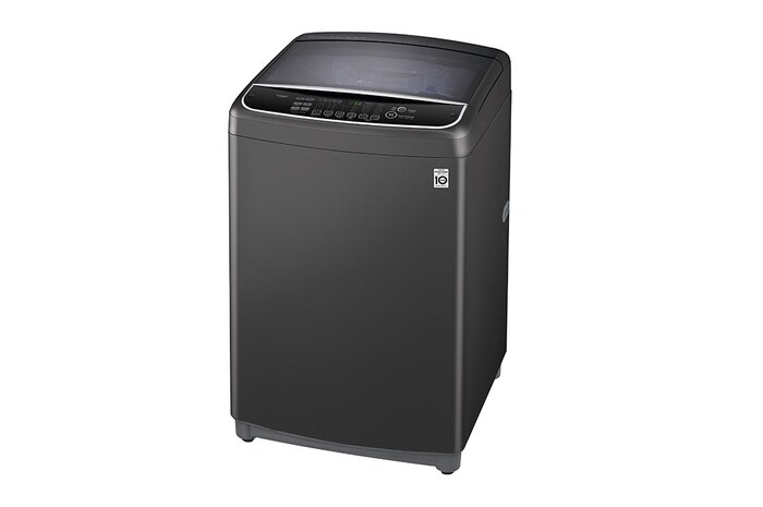 LG 16 Kg Top Load washing Machine, Middle Black Colour, TurboWash3D™, Steam, Tub Clean, Full Stainless Steel Tub, Pre-Wash+, ThinQ™, WTS16HHDK