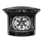LG 16 Kg Top Load washing Machine, Middle Black Colour, TurboWash3D™, Steam, Tub Clean, Full Stainless Steel Tub, Pre-Wash+, ThinQ™, WTS16HHDK