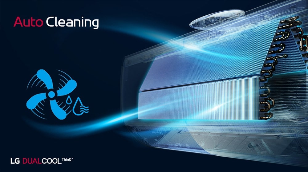 Automatically ventilates to remove moisture inside the air conditioner