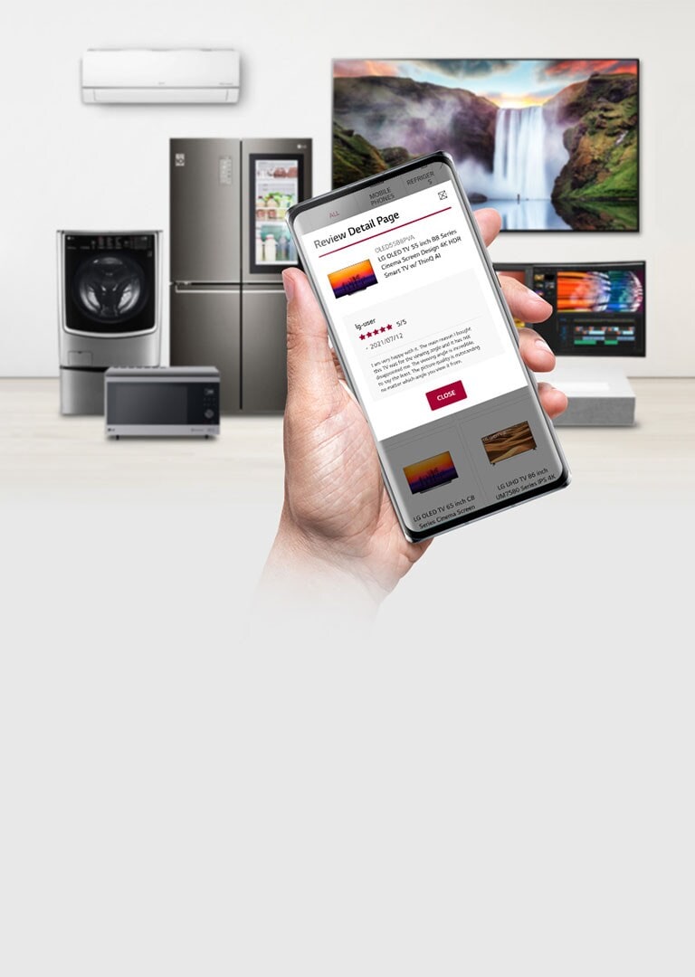 Write a review of various LG products