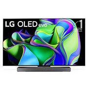 LG, OLED evo TV, 77 inch C3 series, WebOS Smart AI ThinQ, Magic Remote, 4 side cinema, Dolby Vision HDR10, HLG, AI Picture Pro, AI Sound Pro (9.1.2ch), Dolby Atmos, 1 pole stand, 2023 New, OLED77C36LA