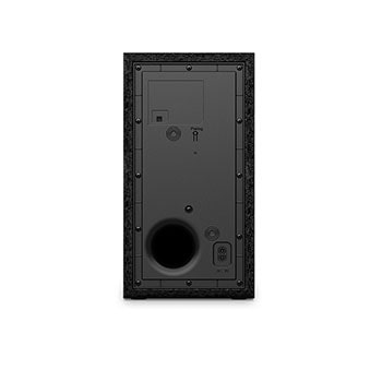 Back view of subwoofer