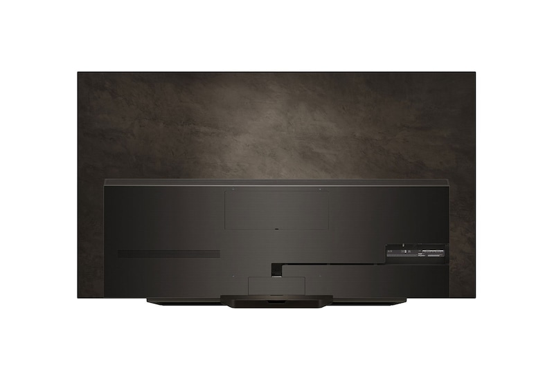 Rear view of LG OLED evo TV