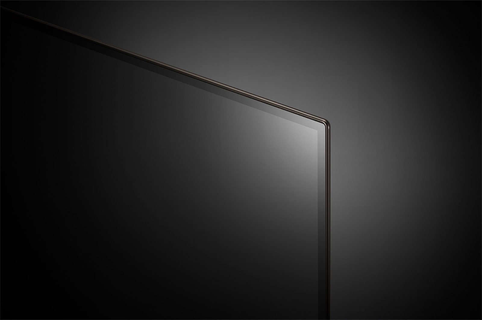 Close-up of LG OLED evo TV
