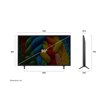 50-tums LG NanoCell AI NANO80 4k Smart TV 2025