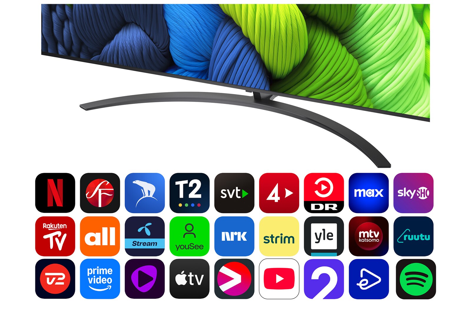 86-tums LG NanoCell AI NANO82 4k Smart TV 2025