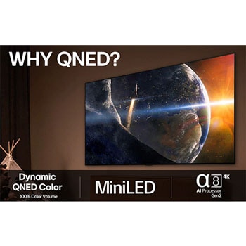 50-tums LG QNED AI QNED7E 4K Smart TV 2025