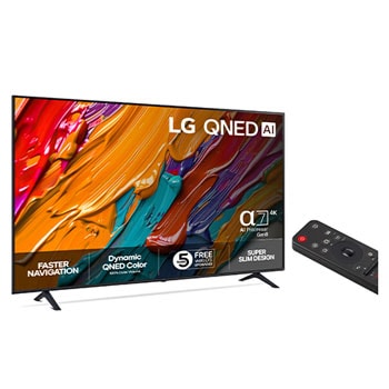 75-tums LG QNED AI QNED7E 4K Smart TV 2025