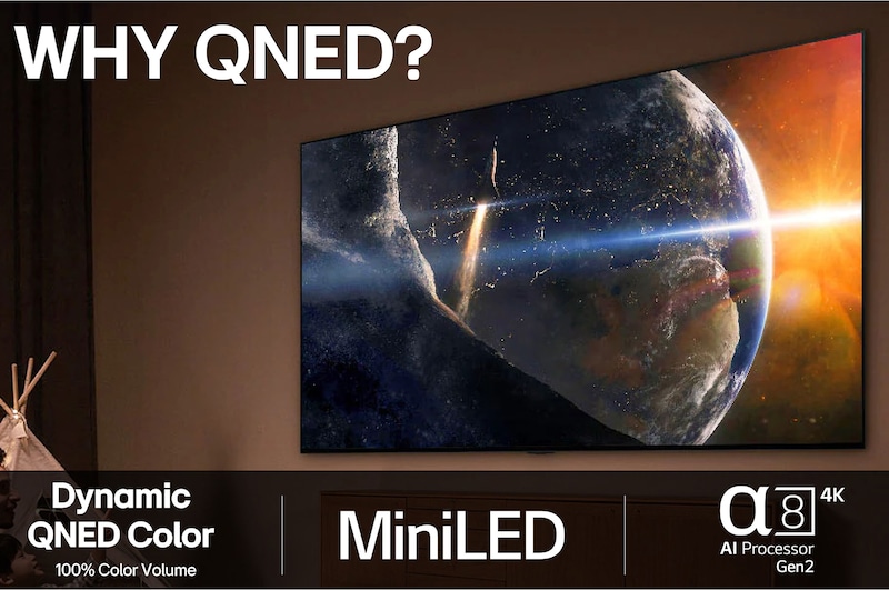 55-tums LG QNED evo AI QNED85 4k Smart TV 2025