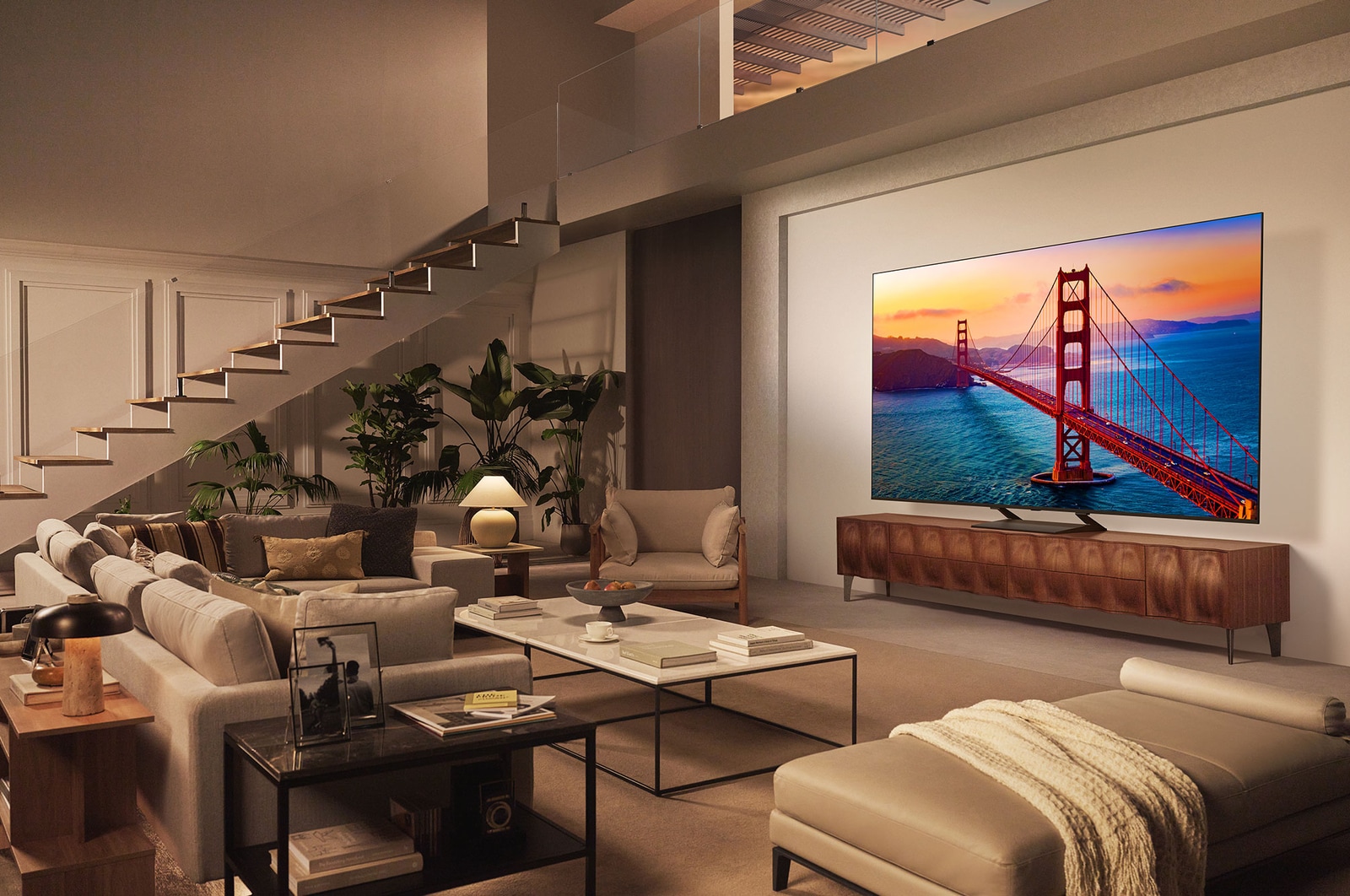 55-tums LG QNED evo AI QNED85 4k Smart TV 2025