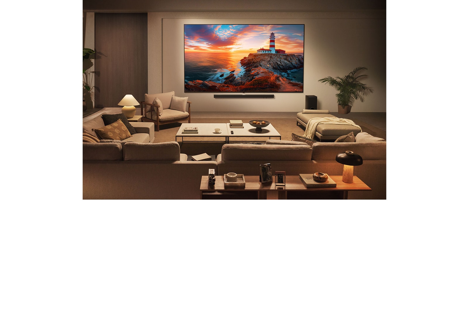 rear view of LG QNED evo QNED85 TV