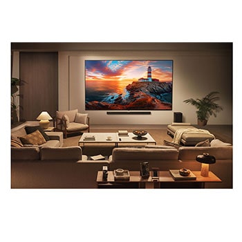 rear view of LG QNED evo QNED85 TV