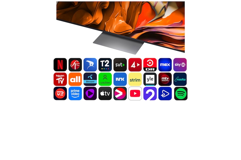 LG 65 tums LG QNED MiniLED AI QNED87 4k Smart TV 2025, 65QNED87A6B