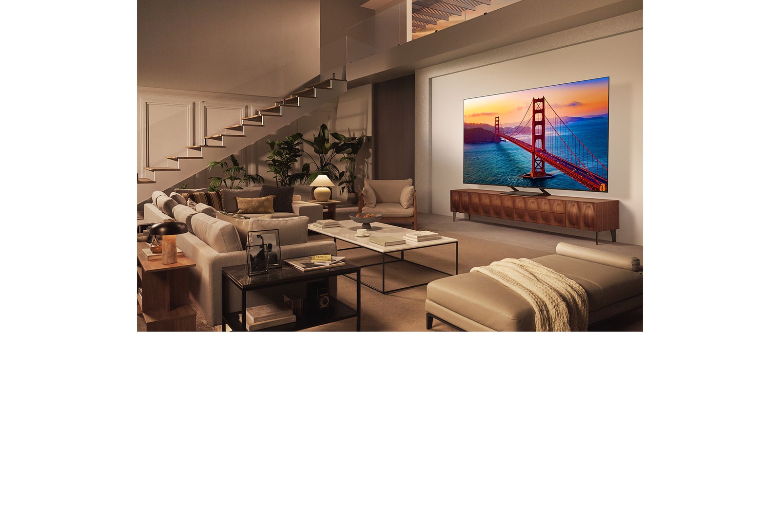LG 75 tums LG QNED MiniLED AI QNED87 4k Smart TV 2025, 75QNED87A6B