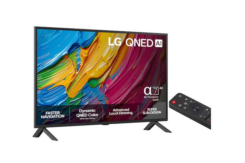 LG 43" QNED AI QNED8E 4K Smart TV 2025, 43QNED8EA6B