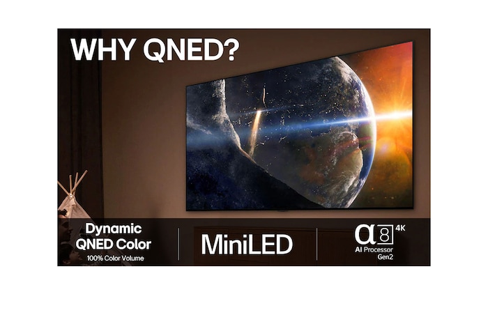 LG 65" QNED MiniLED AI QNED93 4K Smart TV 2025, 65QNED93A6A