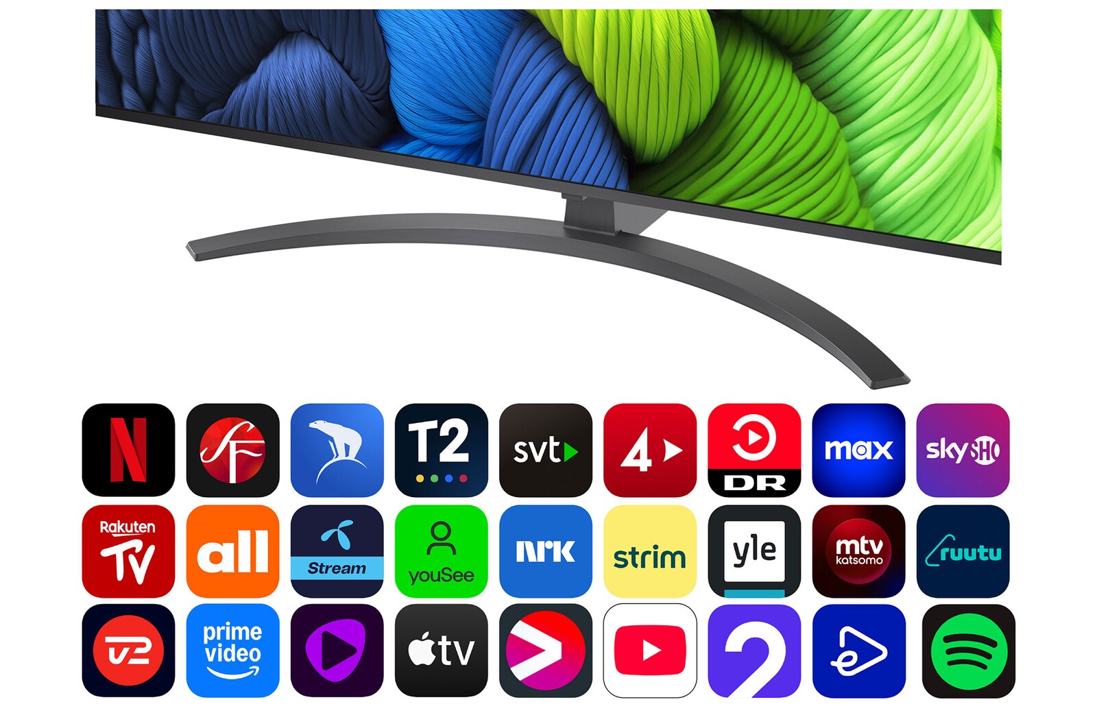 50-tums LG NanoCell AI NANO82 4k Smart TV 2025