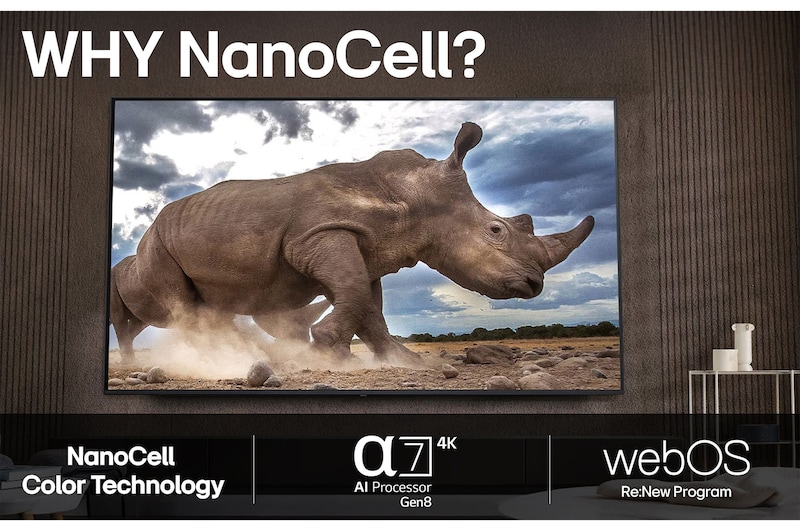 43-tums LG NanoCell AI NANO8E 4k Smart TV 2025