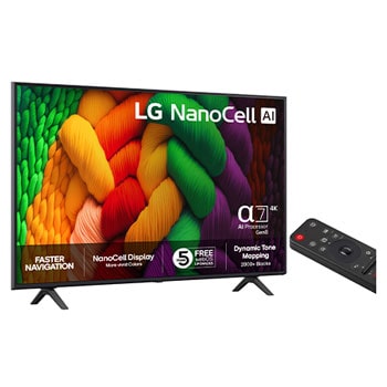 55-tums LG NanoCell AI NANO8E 4k Smart TV 2025