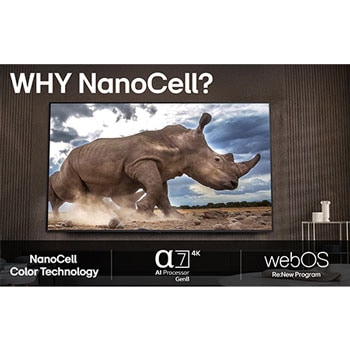 55-tums LG NanoCell AI NANO8E 4k Smart TV 2025