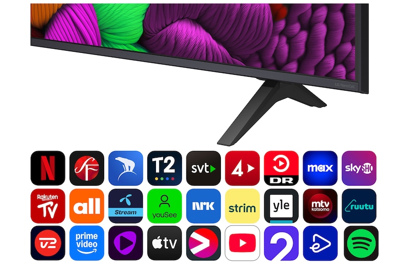65-tums LG NanoCell AI NANO8E 4k Smart TV 2025