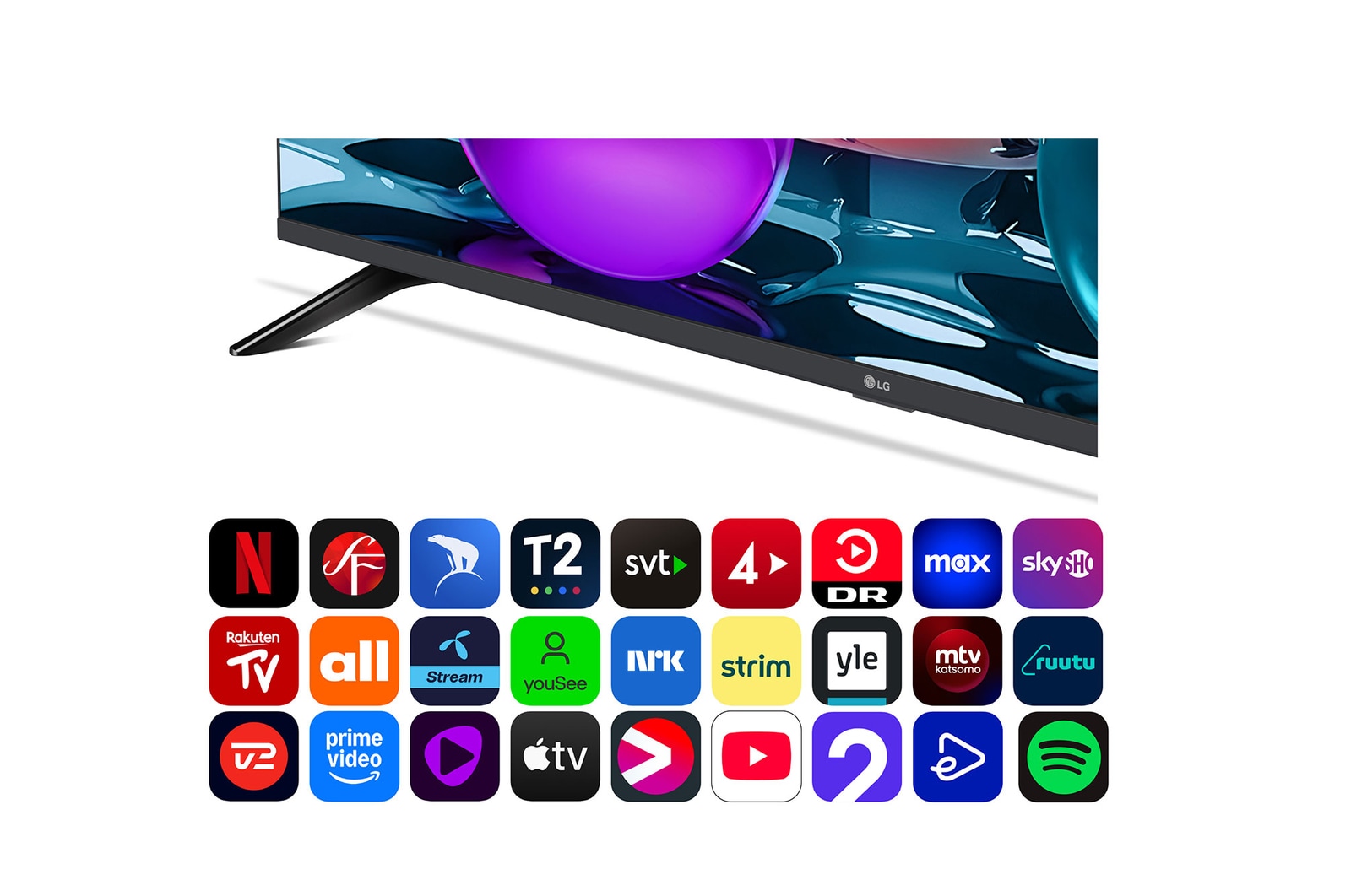 alpha 7 AI Processor Gen8 lyser gult och färgglada ljusbultar skjuter ut från den. Titeln talar om hur processorn levererar 4K-kvalitet, fantastisk färg och ljusstyrka.