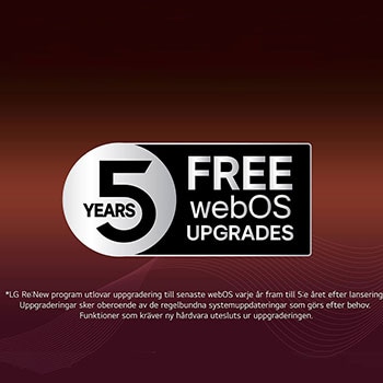 Närbild av en LG TV-skärm som visar hur AI Search fungerar. Ett litet chattfönster är öppet som visar hur användaren frågade efter vilka sportspel som är tillgängliga. AI Search svarar via chatt och genom att visa miniatyrer av tillgängligt innehåll. En uppmaning att fråga Microsoft Copilot visas också.