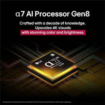 75-tums LG UHD AI UA74 4K Smart TV 2025