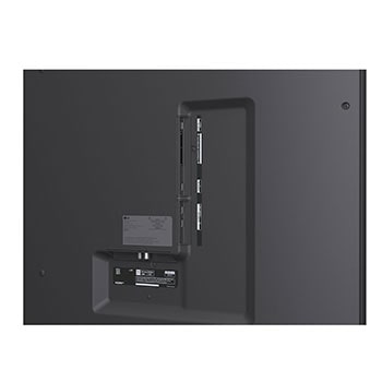 LG AI Magic Remote framför en LG TV-skärm. På skärmen visas en personlig hälsning från LG AI med anpassade nyckelord baserade på användarens sök- och visningshistorik. Vid fjärrkontrollen visas en ikon och etikett som visar att AI Concierge-funktionen är lättillgänglig med ett kort tryck på AI-knappen.