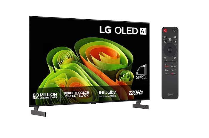 tv with remote control