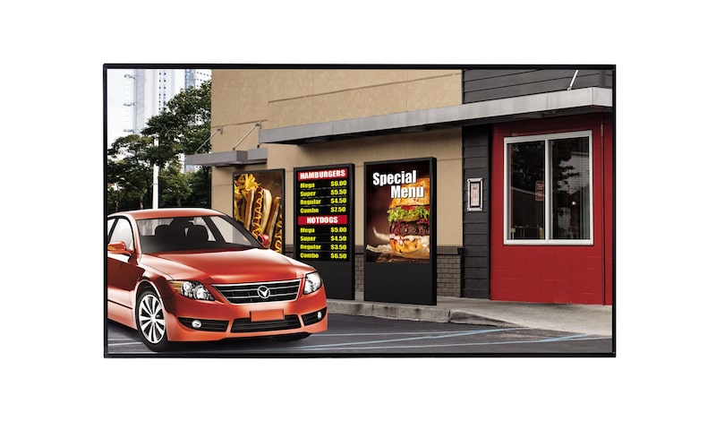 LG 75" 3000 nits UHD High Brightness Open-Frame, 75XF3C