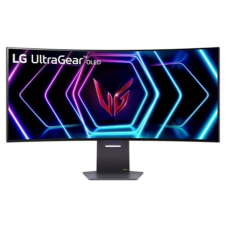 39" UltraGear OLED helt nya 800R böjd spelskärm | 21:9 Ultra-WQHD 240Hz, 0,03ms (GtG), DisplayHDR True Black 400 - 39GS95QE-B