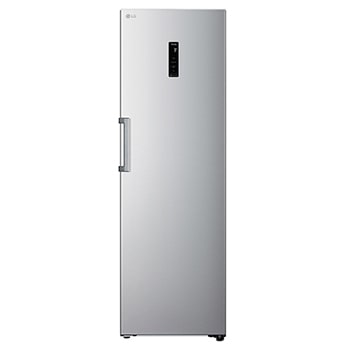 Vy framifrån av 386L Fristående kylskåp (Shiny Steel) - Energiklass E, Door Cooling™, LINEARCooling™, FRESHBalancer™, Smart Diagnosis™ med Wi-Fi GLE71PZCSZ