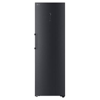Vy framifrån av 386L Fristående kylskåp (Matte Black) - Energiklass C, Door Cooling™, LINEARCooling™, FRESHBalancer™, Smart Diagnosis™ med Wi-Fi GLM71MCCSX