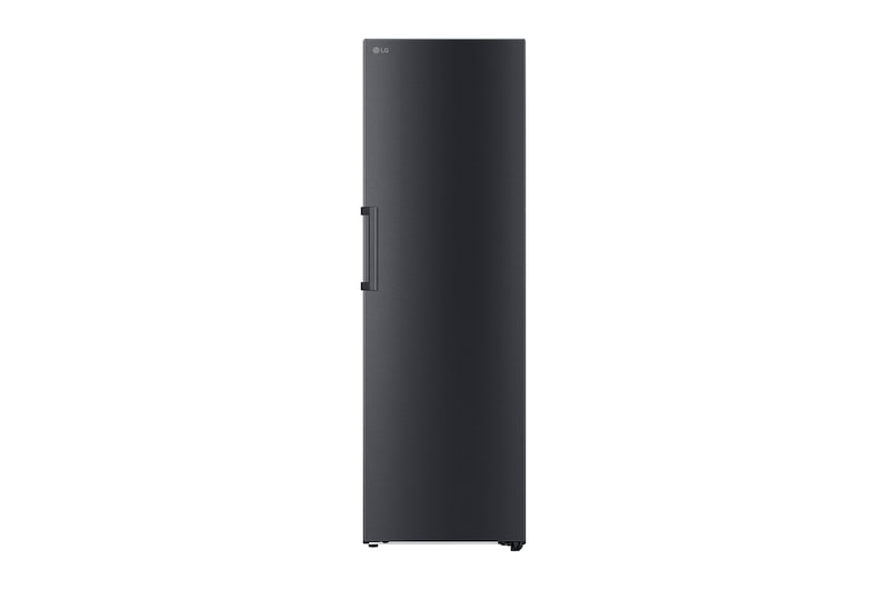 Vy framifrån av 386L Fristående kylskåp (Matte Black) - Energiklass D, Door Cooling™, LINEARCooling™, Moist Balance Crisper™ GLT51MCGSF