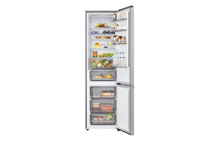 375L Bottom Freezer Refrigerator Prime Silver
