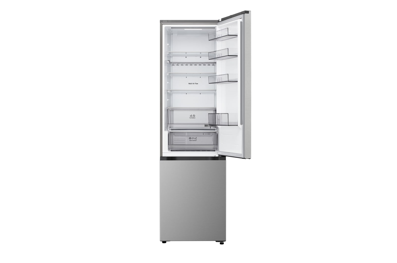 375L Bottom Freezer Refrigerator Prime Silver