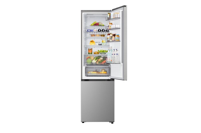 375L Bottom Freezer Refrigerator Prime Silver