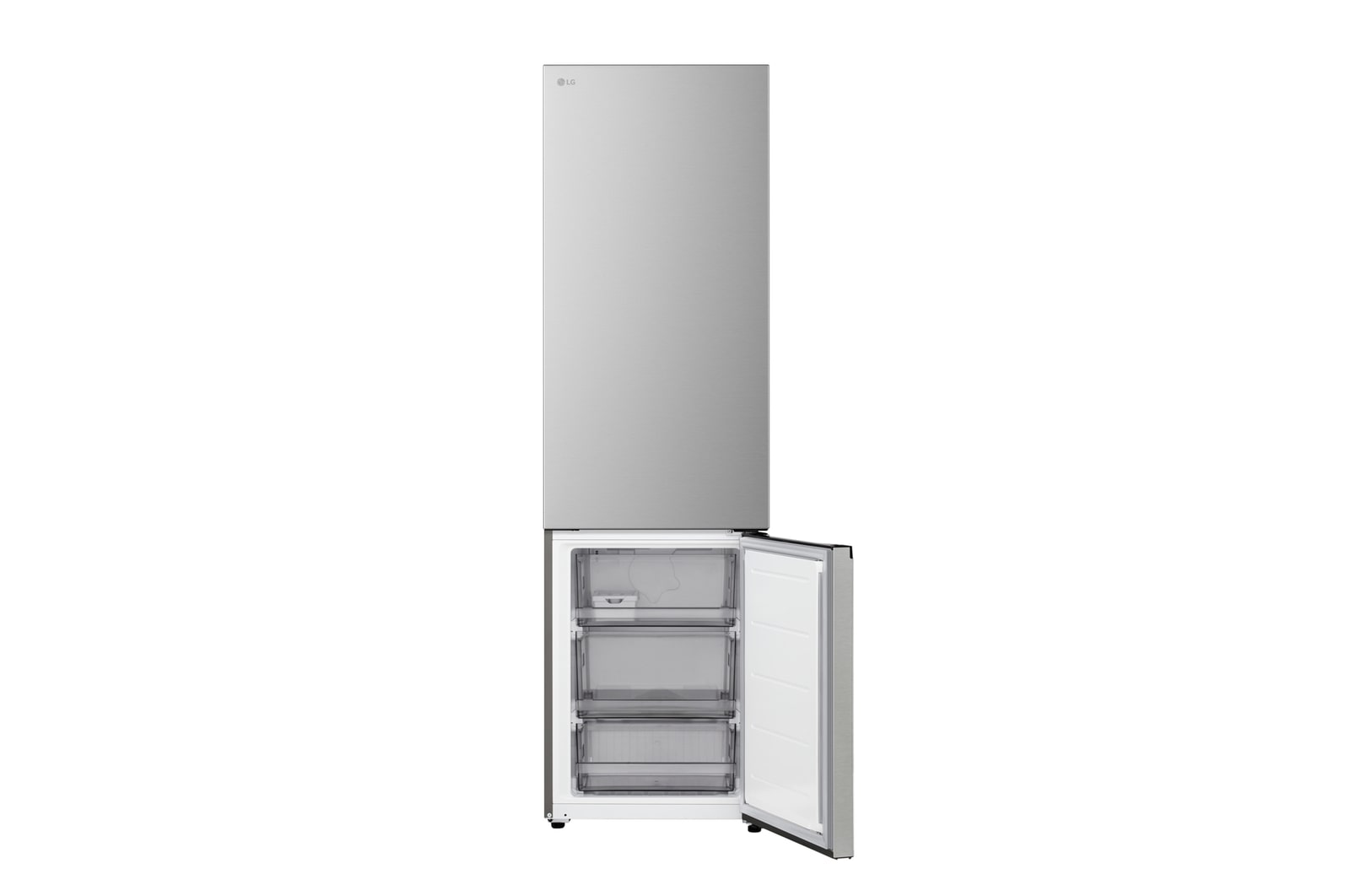 375L Bottom Freezer Refrigerator Prime Silver