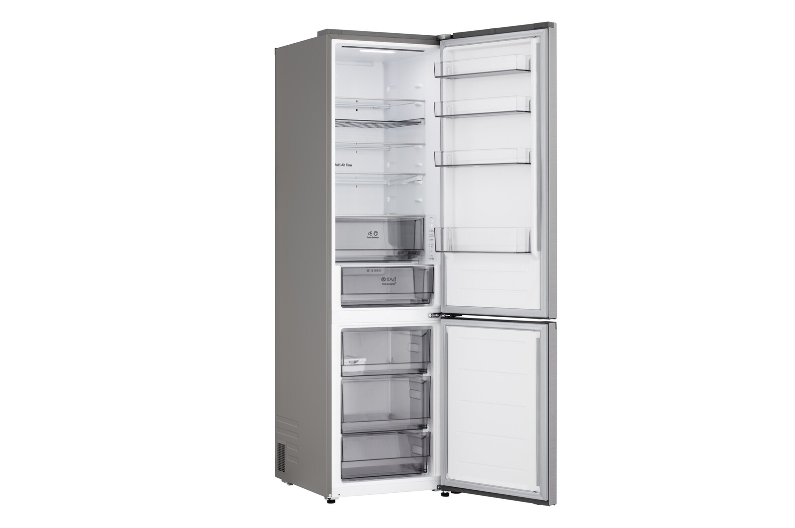375L Bottom Freezer Refrigerator Prime Silver