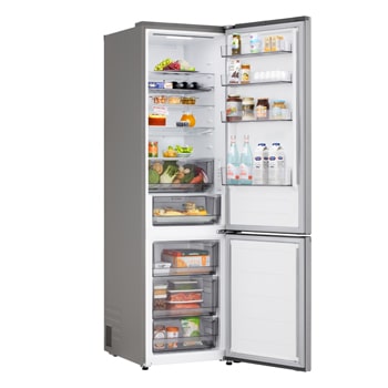 375L Bottom Freezer Refrigerator Prime Silver