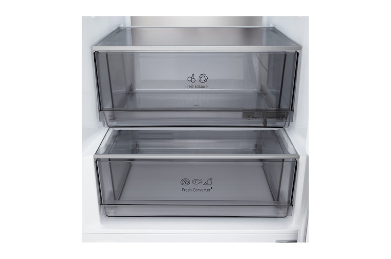 2.03M 375L Kombinerad kyl/frys(Prime Silver) - Energiklass C, Door Cooling+™ och Smart Diagnosis™ med Wi-Fi
