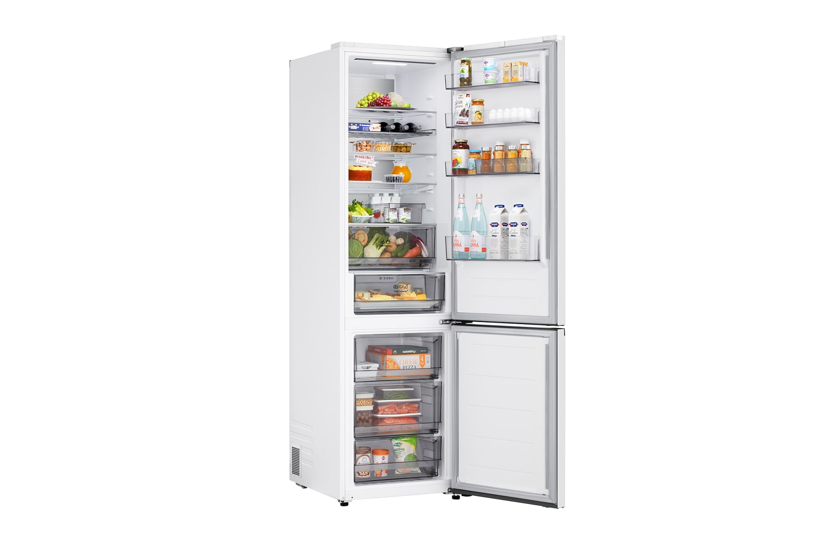 2.03M 375L Kombinerad kyl/frys(Vit) - Energiklass C, Door Cooling+™ och Smart Diagnosis™ med Wi-Fi