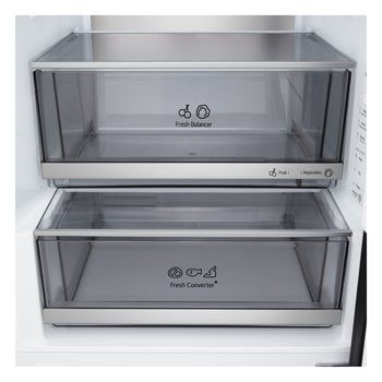 Vy ovanifrån av LG kyl/frys (GBBS726CPY)