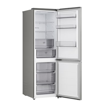 Vy framifrån av LG kyl/frys (GBBSJ11EPY) som visar DoorCooling+™-ventil