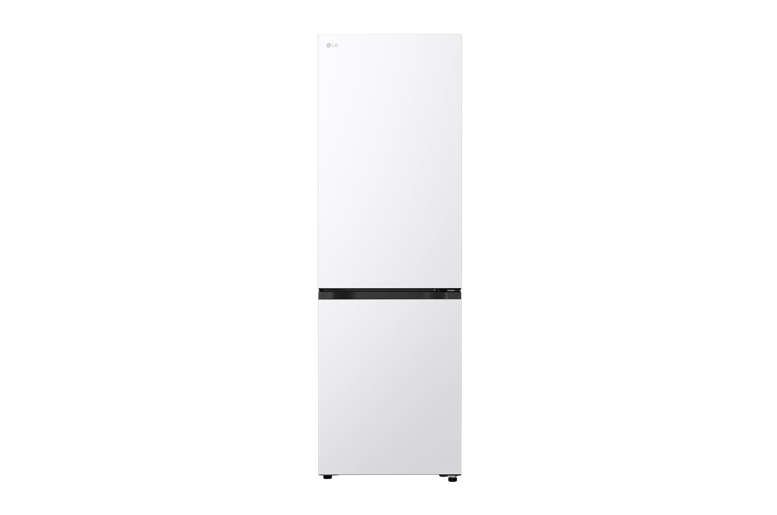 Vy framifrån av 1.86M 333L Kombinerad kyl/frys(Vit) - Energiklass C, Door Cooling+™ och Smart Diagnosis™ med Wi-Fi GBBSJ1CCSW