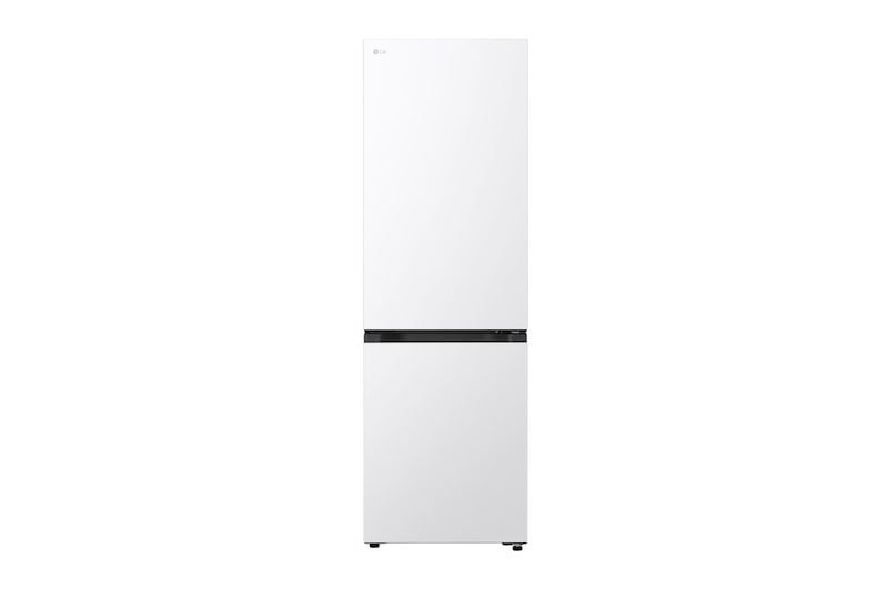 Vy framifrån av 1.86M 333L Kombinerad kyl/frys(Vit) - Energiklass C, Door Cooling+™ och Smart Diagnosis™ med Wi-Fi GBBSJ1CCSW
