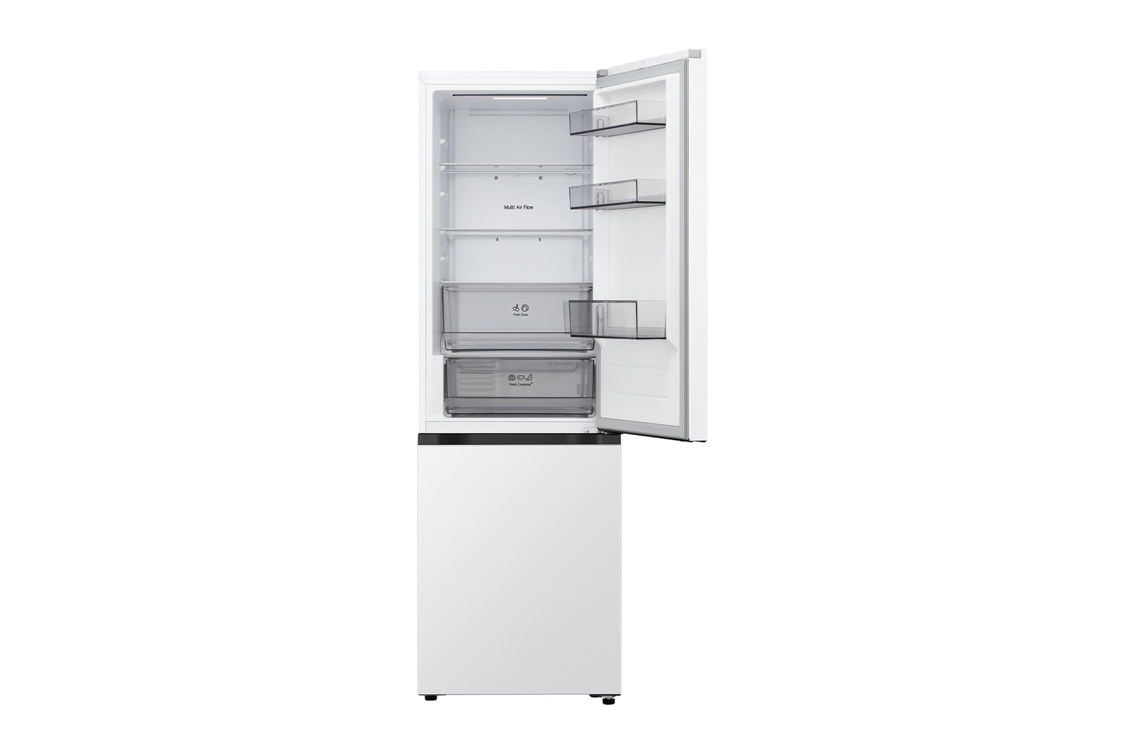 375L Bottom Freezer Refrigerator Prime Silver
