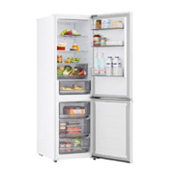375L Bottom Freezer Refrigerator Prime Silver