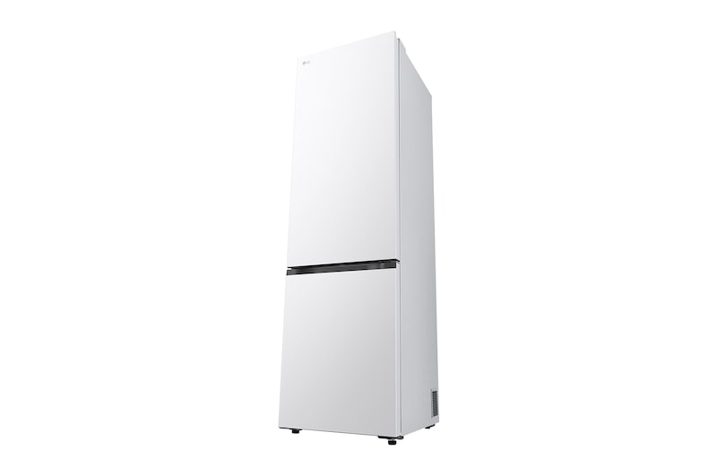 Vy bakifrån av LG bottenfrys (GBBSJ10ESW) som visar bakpanelen